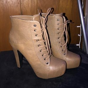 high heel boots